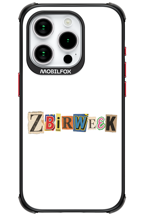Zbirweek (white) 2.0 - Apple iPhone 15 Pro