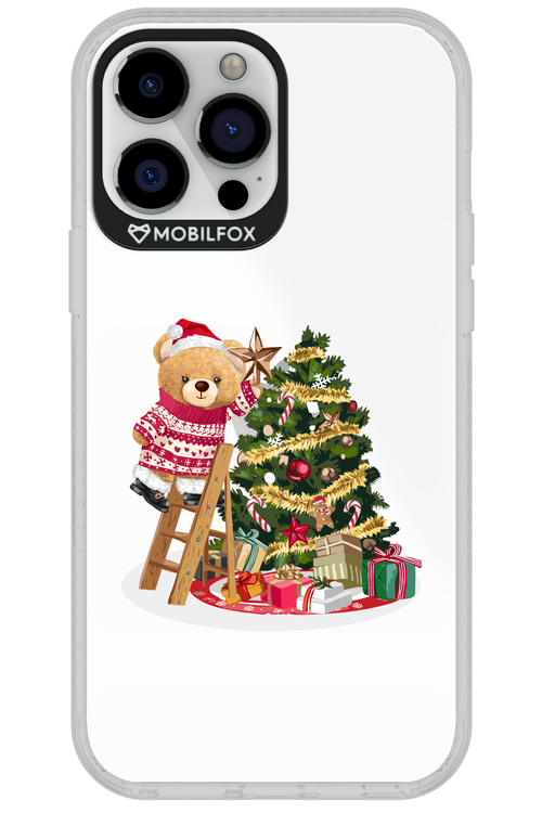 Christmas Bear (Transparent) - Apple iPhone 13 Pro Max