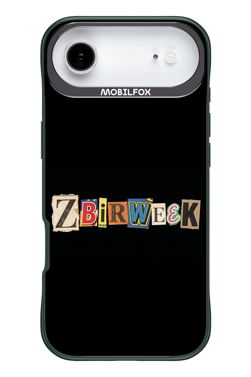 Zbirweek (black) 2.0 - Apple iPhone 17 Air