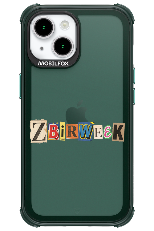 Zbirweek (transparent) 2.0 - Apple iPhone 15