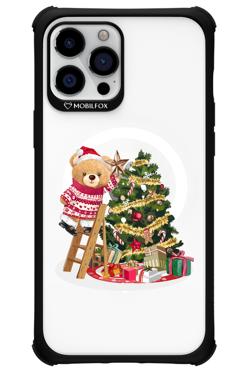 Christmas Bear (Transparent) - Apple iPhone 12 Pro Max