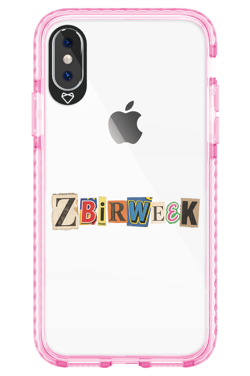 Zbirweek (transparent) 2.0 - Apple iPhone X