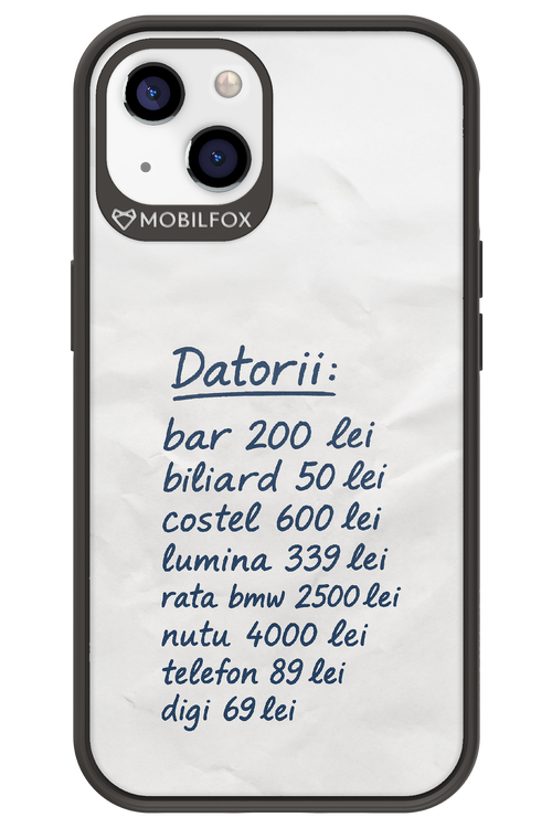 The List - Apple iPhone 13