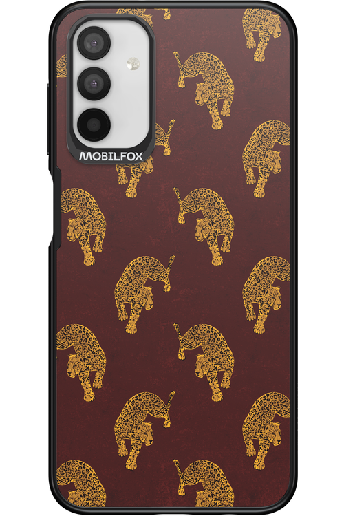 Burgundy Leopard Pattern - Samsung Galaxy A04s