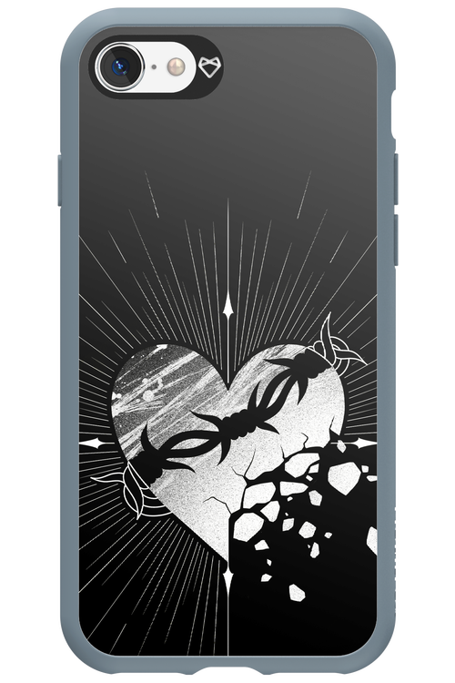 Fehér Szív - Apple iPhone SE 2020