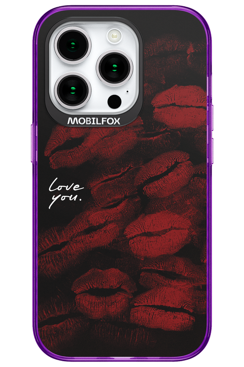 LOVE U BLACK 2.0 - Apple iPhone 15 Pro