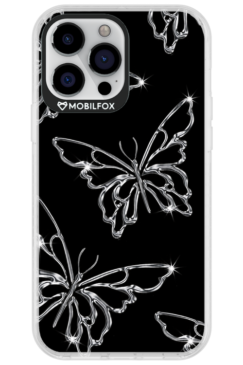 Silver Butterfly 2.0 - Apple iPhone 13 Pro Max