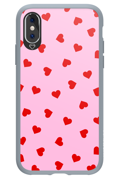 Sprinkle Heart Pink - Apple iPhone X