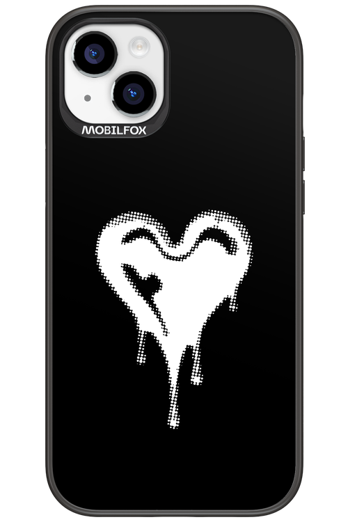 Heart Black - Apple iPhone 15 Plus