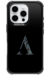 ⁠ ⁠Azteca A Chrome Logo - Apple iPhone 16 Pro