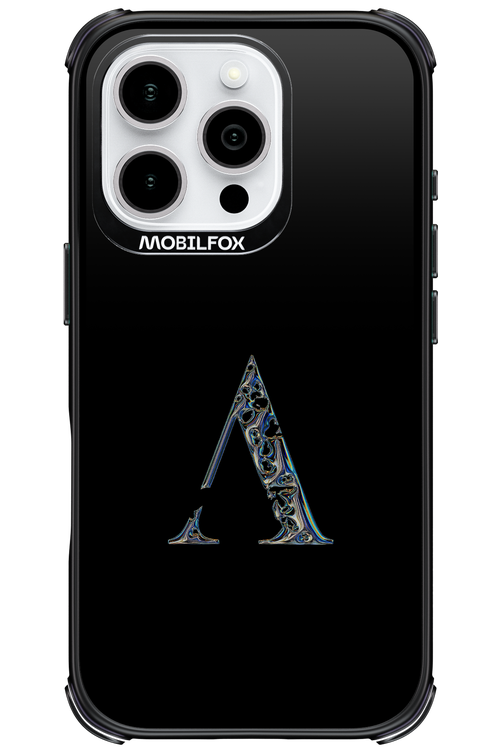 ⁠ ⁠Azteca A Chrome Logo - Apple iPhone 16 Pro