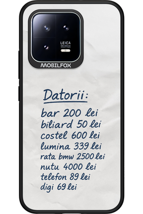 The List - Xiaomi 13