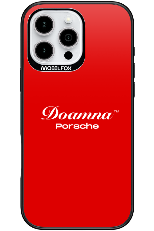 Doamna Porsche (red) - Apple iPhone 16 Pro Max