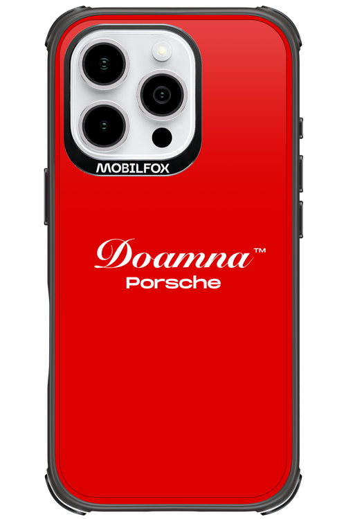 Doamna Porsche (red) - Apple iPhone 16 Pro