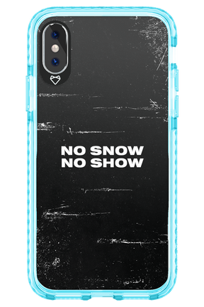 No snow, no show - Apple iPhone X