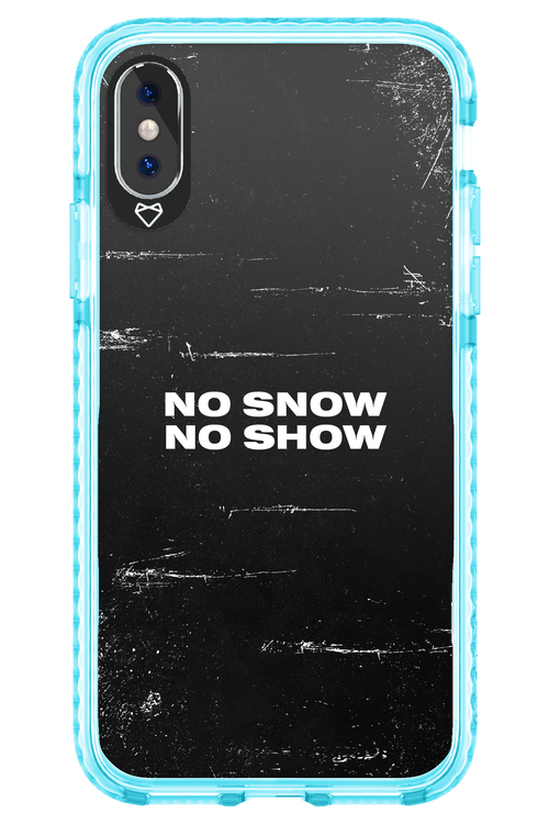 No snow, no show - Apple iPhone X
