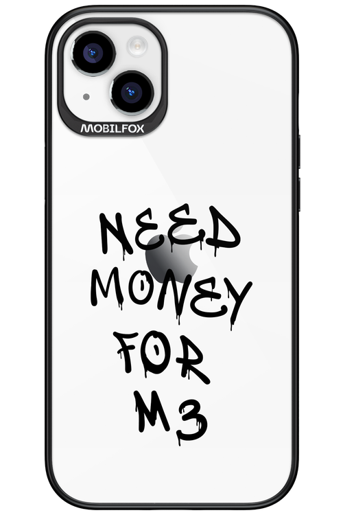 Need M3 Transparent Black - Apple iPhone 15 Plus