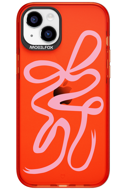 Pink Bow - Apple iPhone 15 Plus