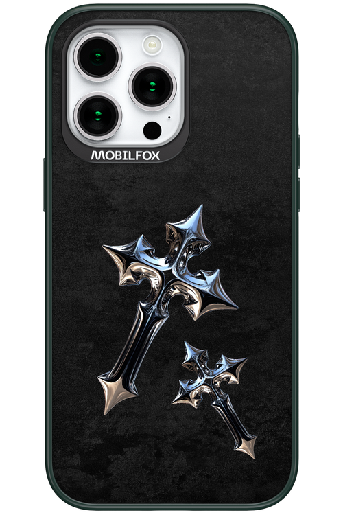 Chrome Crosses 2.0 - Apple iPhone 15 Pro Max