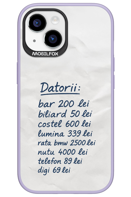 The List - Apple iPhone 15