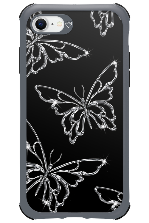 Silver Butterfly 2.0 - Apple iPhone SE 2020