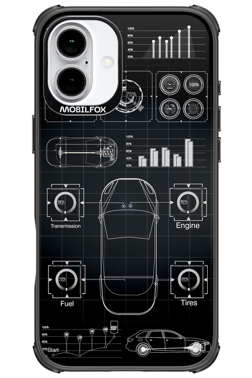 Cyber Grid 2.0 - Apple iPhone 16 Plus