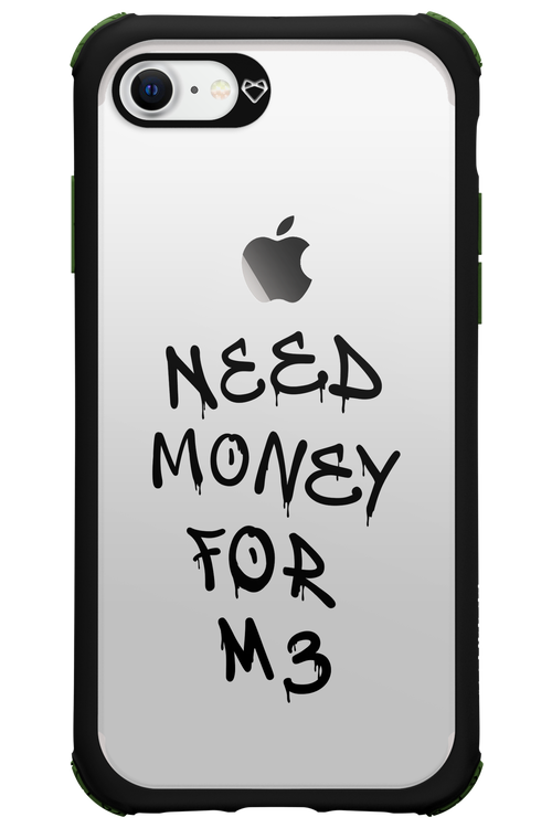 Need M3 Transparent Black - Apple iPhone 7