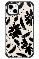 Monochrome Flowerss - Apple iPhone 15 Plus