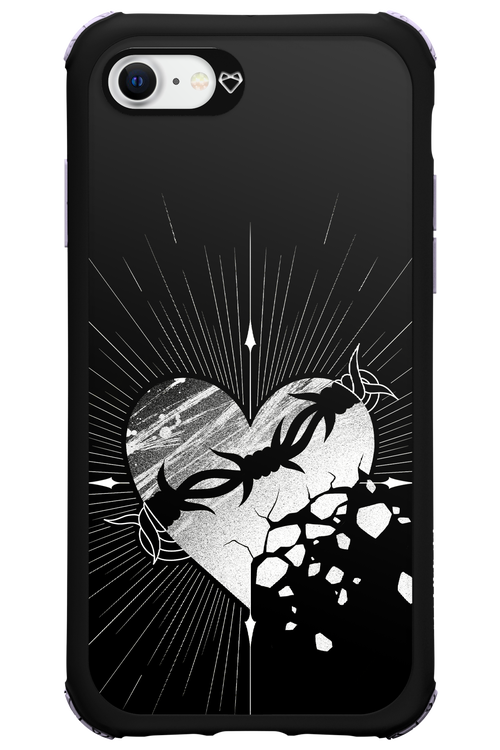 Fehér Szív - Apple iPhone 7