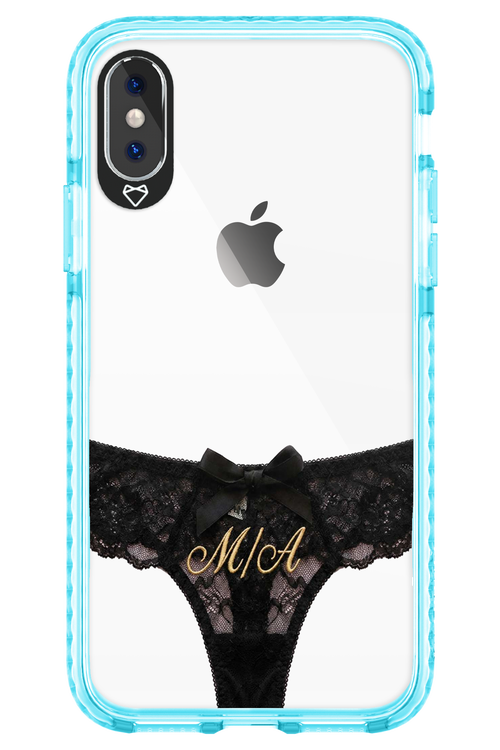 Black Panties Transparent 2.0 - Apple iPhone X