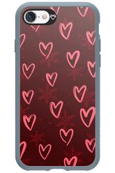 Christmas Hearts - Apple iPhone 8