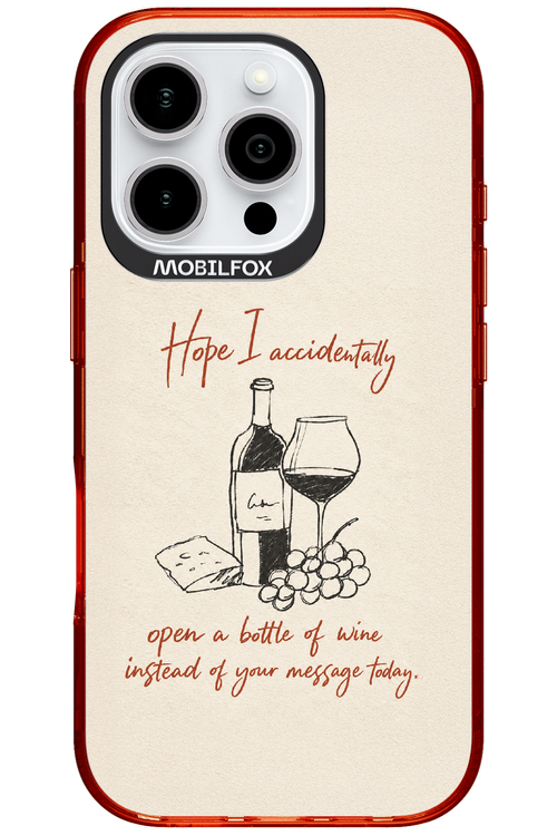 Bottle of wine 2.0 - Apple iPhone 16 Pro