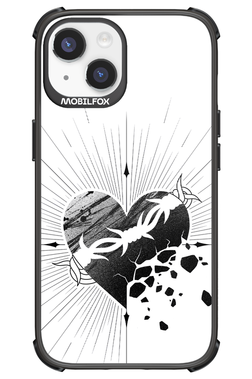 Fekete Szív - Apple iPhone 14