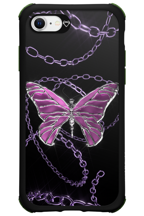 Butterfly Necklace - Apple iPhone SE 2020