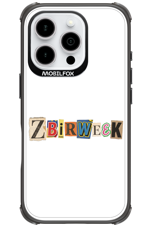 Zbirweek (white) 2.0 - Apple iPhone 16 Pro