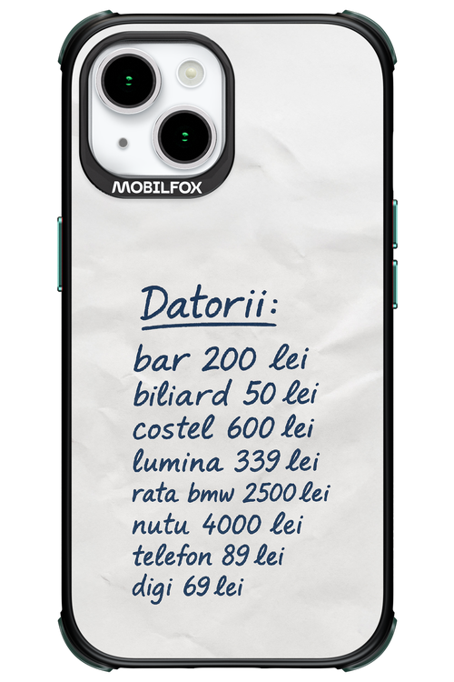 The List 2.0 - Apple iPhone 15