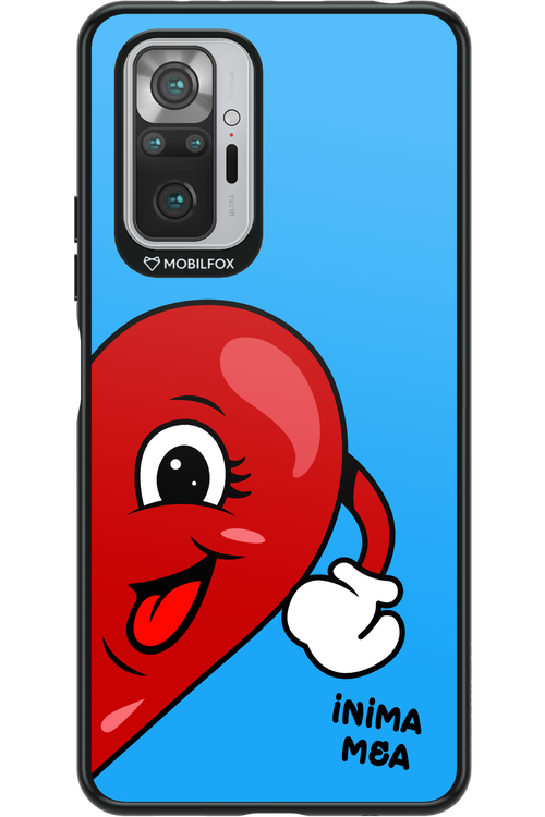 Blue One Heart - Xiaomi Redmi Note 10S