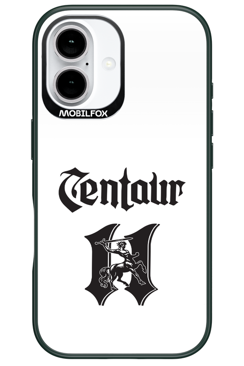 Centaur Logo White 2.0 - Apple iPhone 16