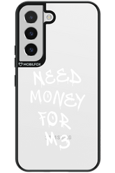 Need M3 Transparent White - Samsung Galaxy S22