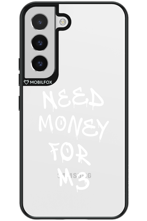 Need M3 Transparent White - Samsung Galaxy S22