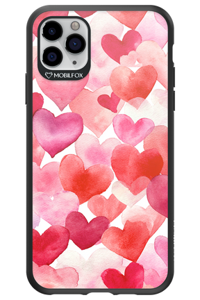 Water Painted Heart - Apple iPhone 11 Pro Max