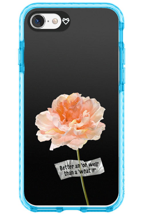 Flower Black - Apple iPhone SE 2020