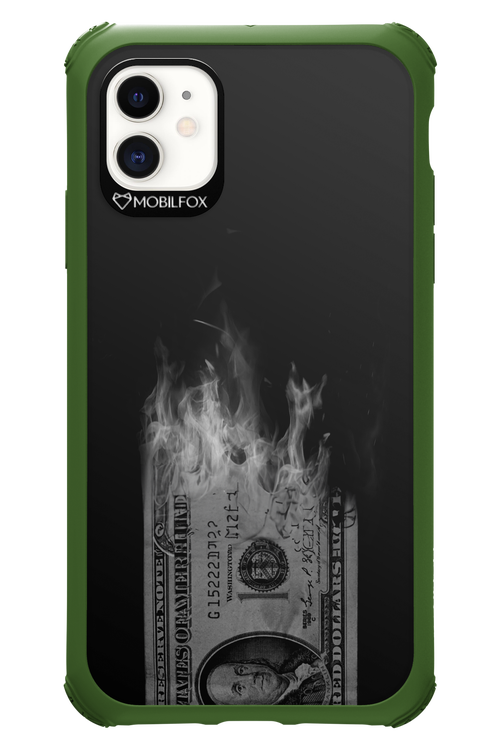 Money Burn B&W 2.0 - Apple iPhone 11