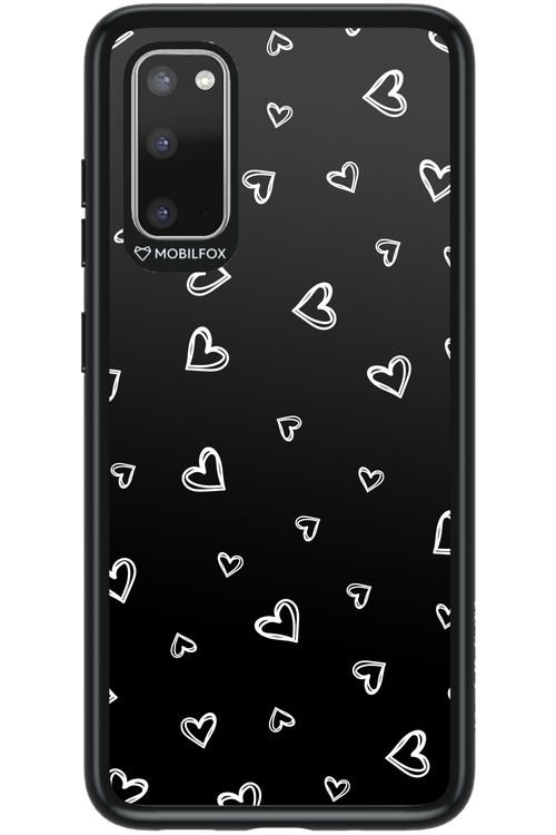 Monochrome Hearts 2.0 - Samsung Galaxy S20