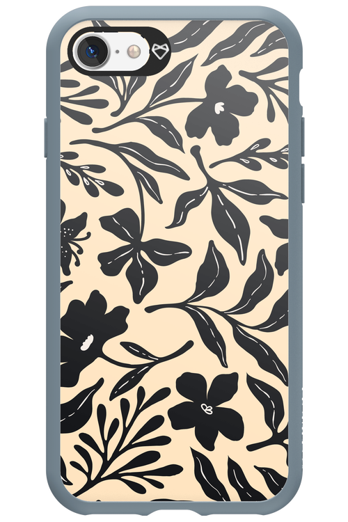Black Flowers 2.0 - Apple iPhone 7