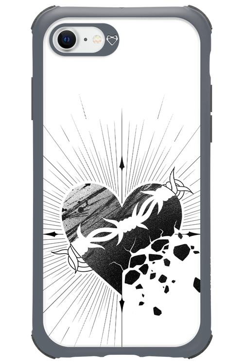 Fekete Szív 2.0 - Apple iPhone SE 2020