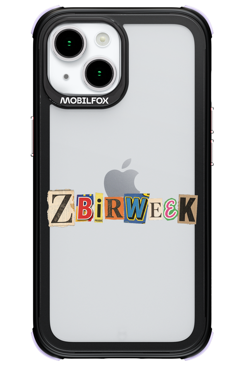 Zbirweek (transparent) 2.0 - Apple iPhone 15