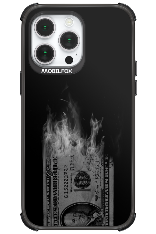 Money Burn B&W 2.0 - Apple iPhone 14 Pro Max