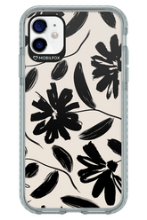 Monochrome Flowerss - Apple iPhone 11