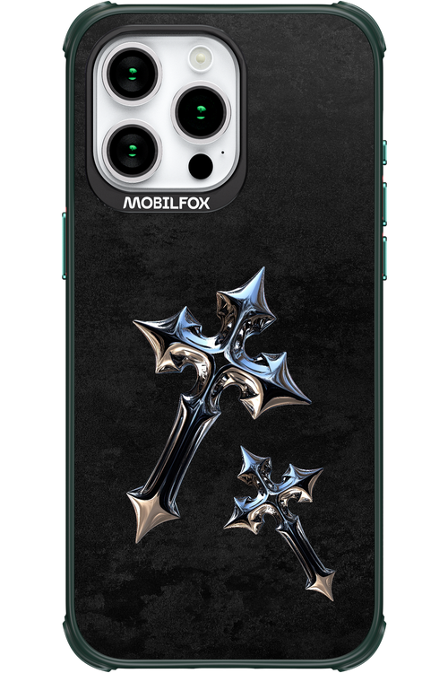 Chrome Crosses 2.0 - Apple iPhone 15 Pro Max